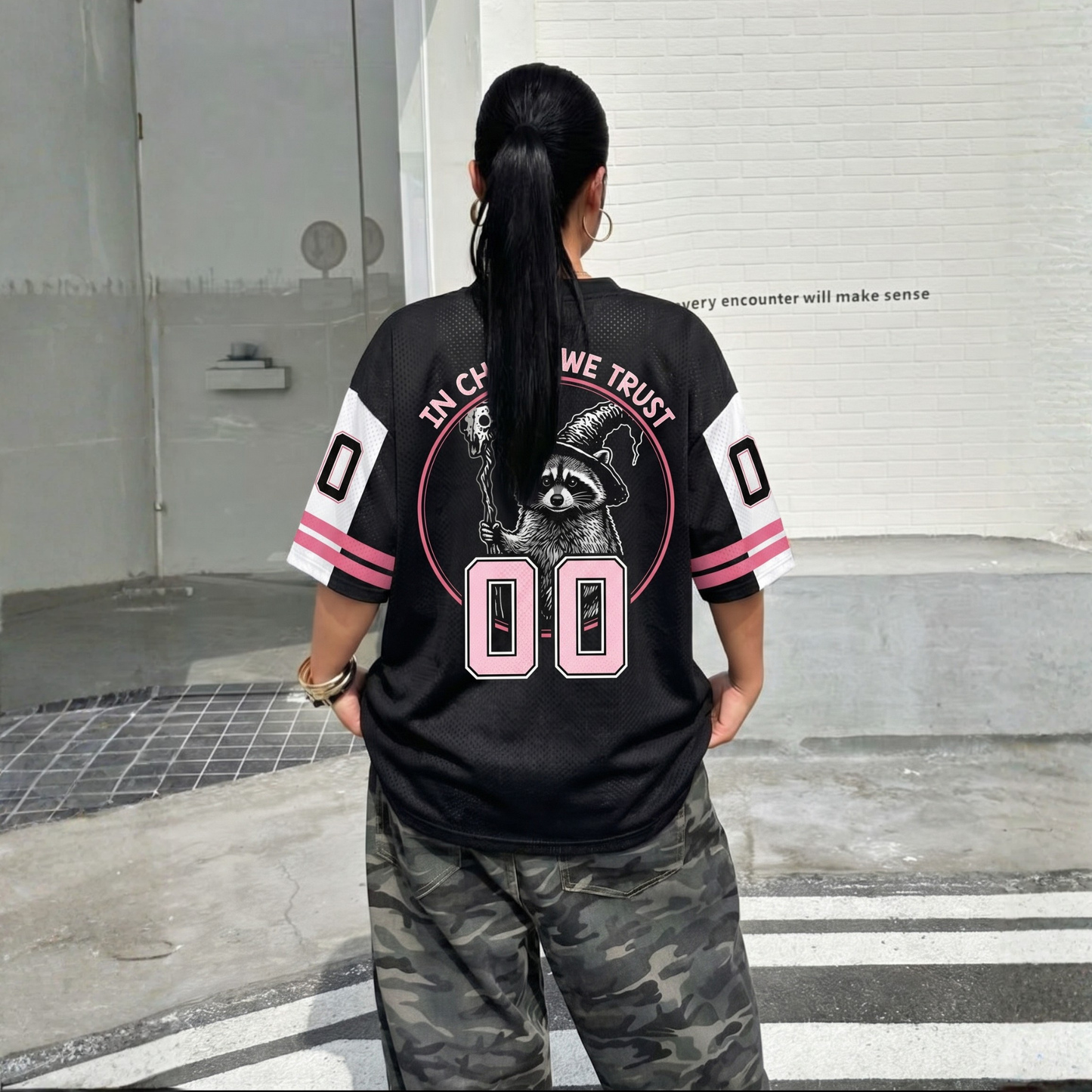ChaoticClub Off To Commit Tomfoolery Raccoon Mesh Jersey