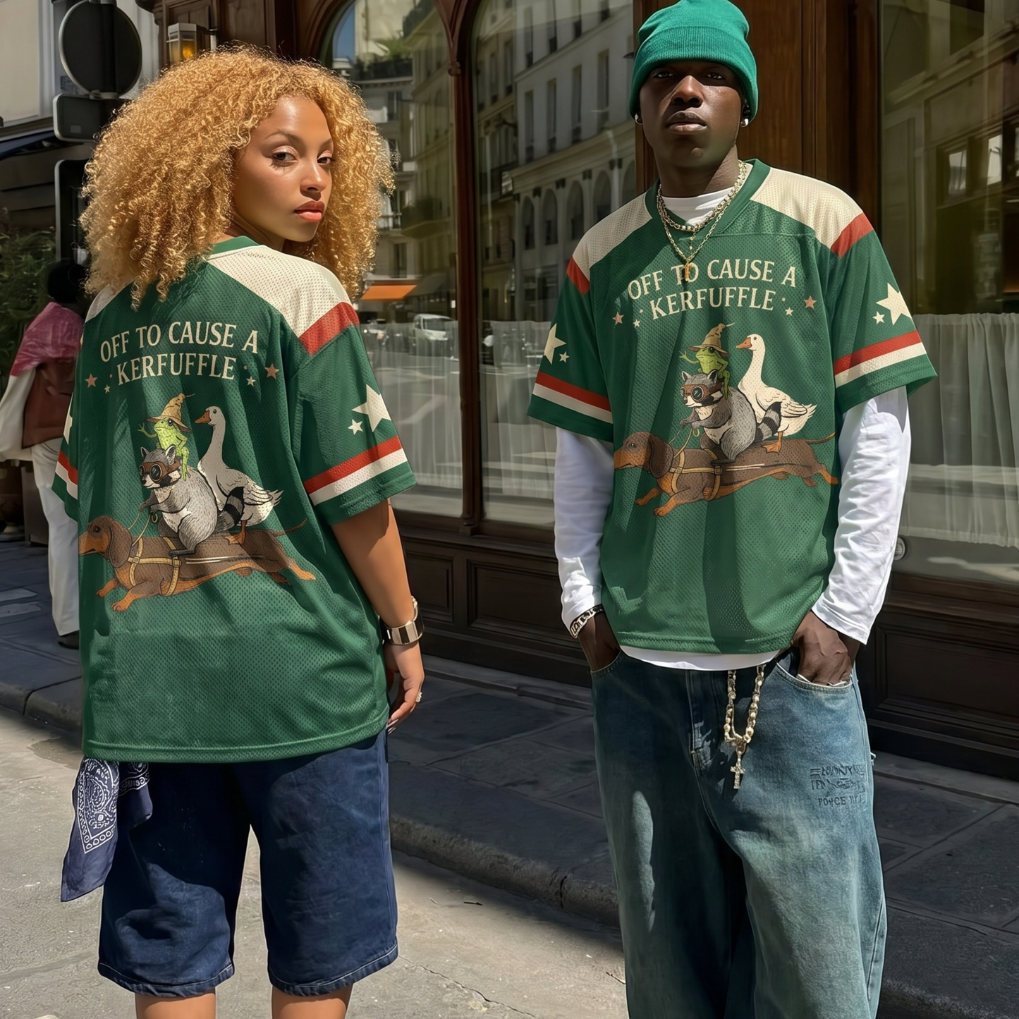 ChaoticClub Off To Cause A Kerfuffle Mesh Jersey