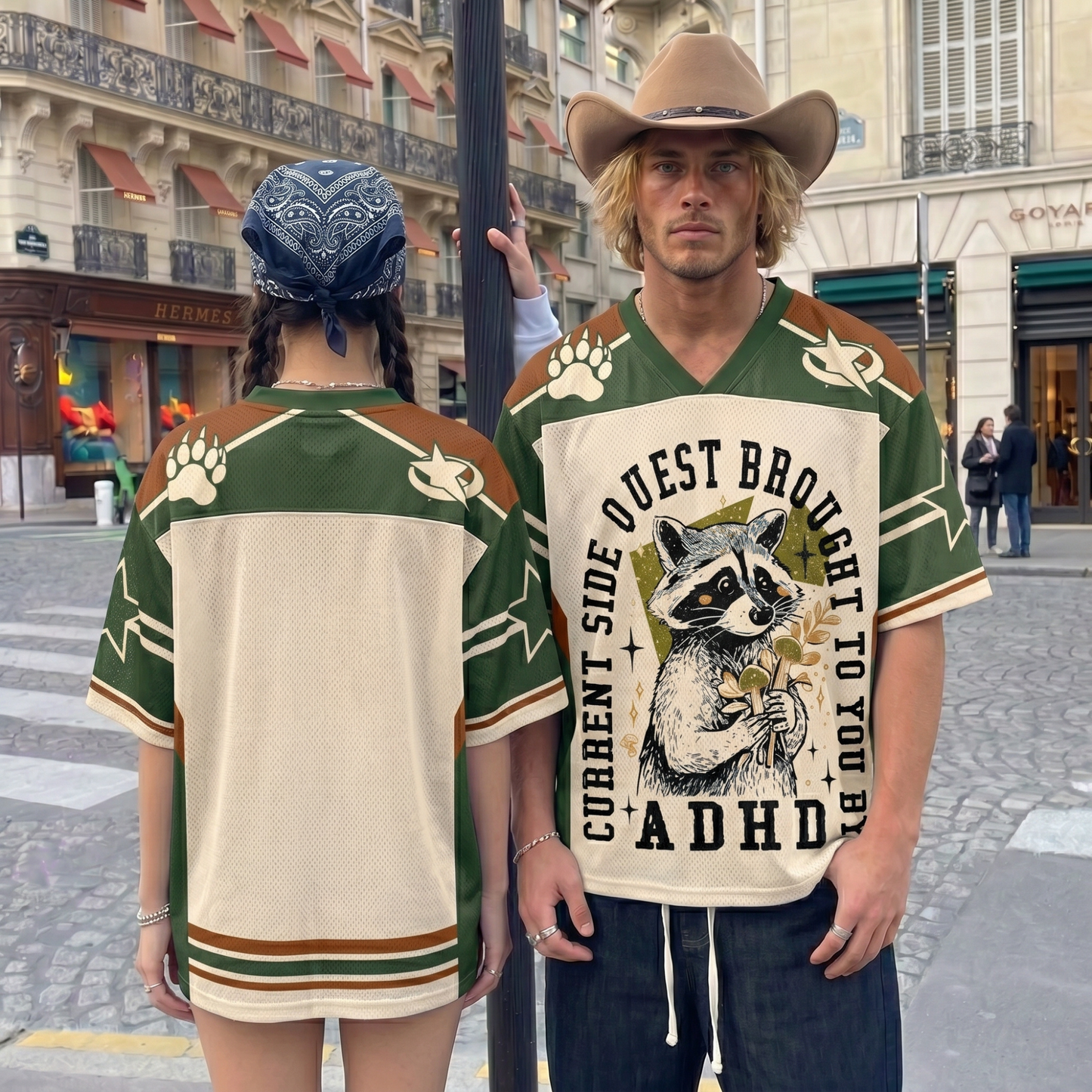 ChaoticClub Raccoon Current Side Quest Mesh Jersey