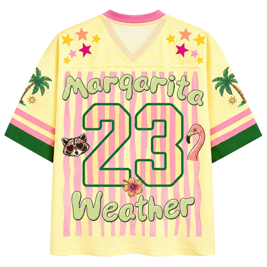 ChaoticClub Striped Raccoon Margarita Mesh Jersey