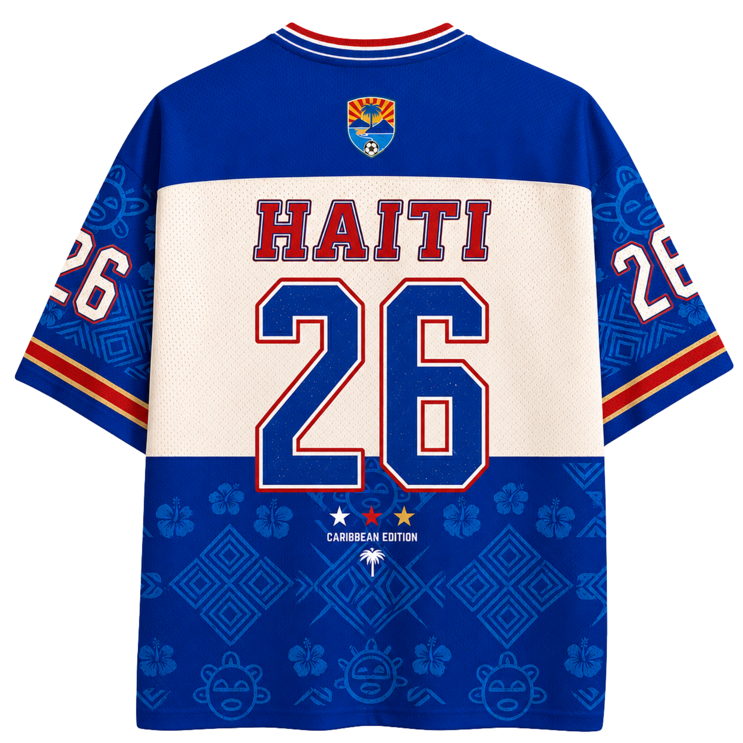 ChaoticClub Haiti Soccer Jersey Mesh Jersey