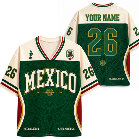 ChaoticClub Mexico Aztec Match Personalized Mesh Jersey