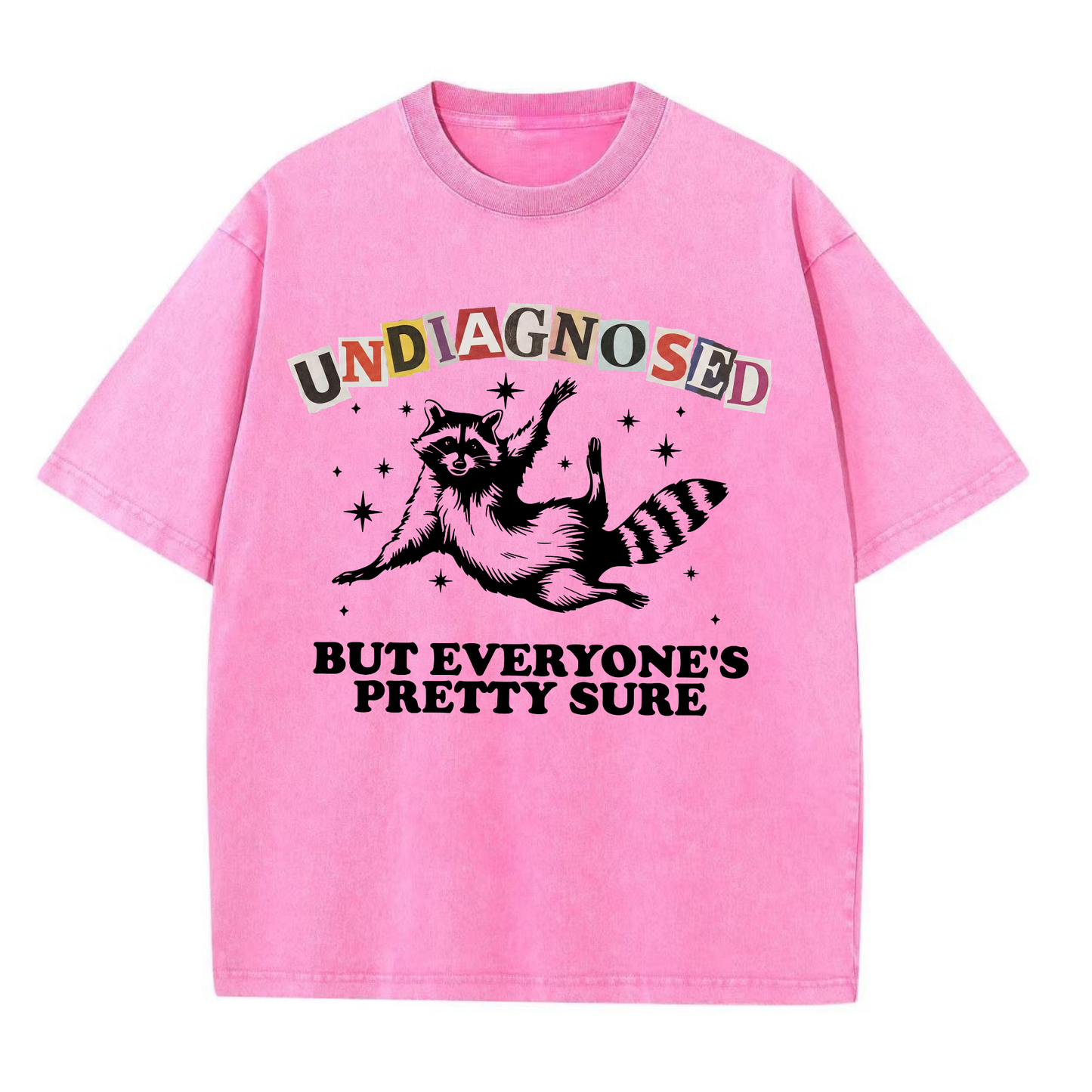 ChaoticClub Undiagnosed Racconn Washed T-Shirt