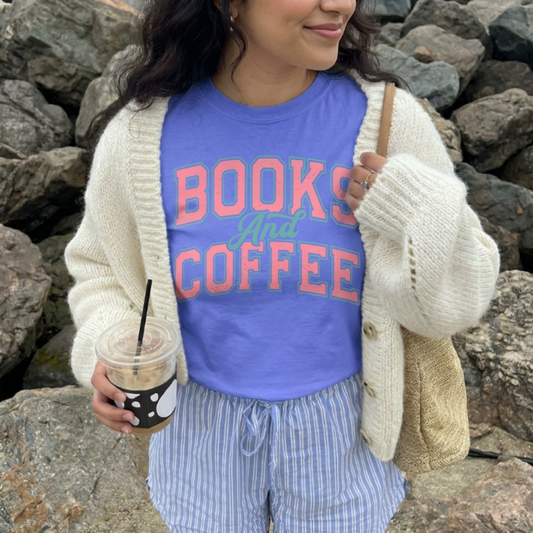 ChaoticClub Book Lover Coffee Club T-Shirt