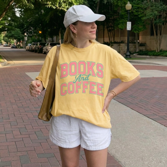 ChaoticClub Book Lover Coffee Club T-Shirt