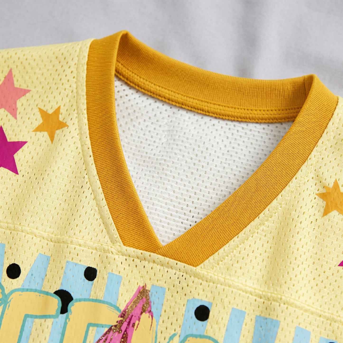 ChaoticClub Feelin' Feral Summer Striped Raccoon Mesh Jersey