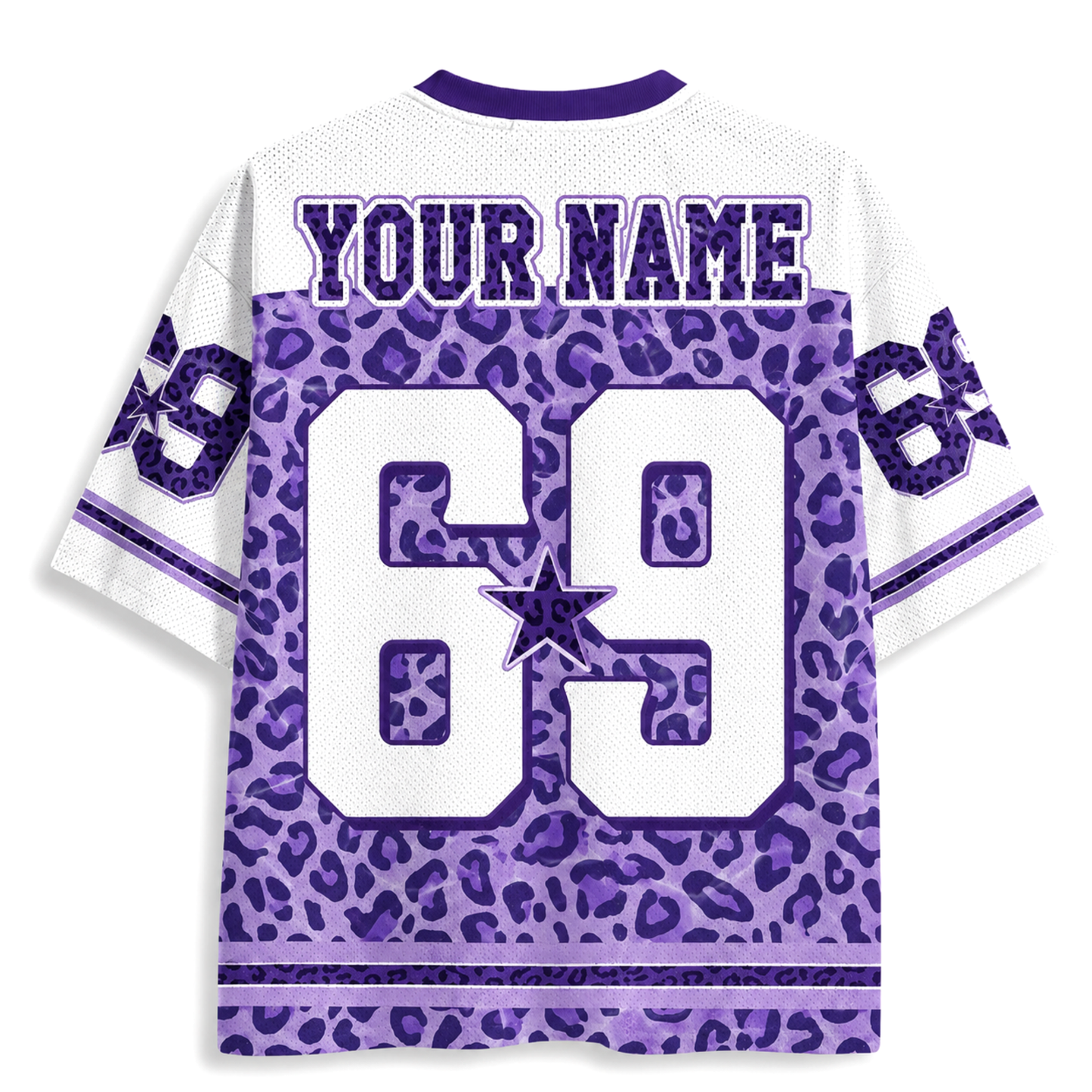 ChaoticClub Leopard Name&Number Personalized Mesh Jersey