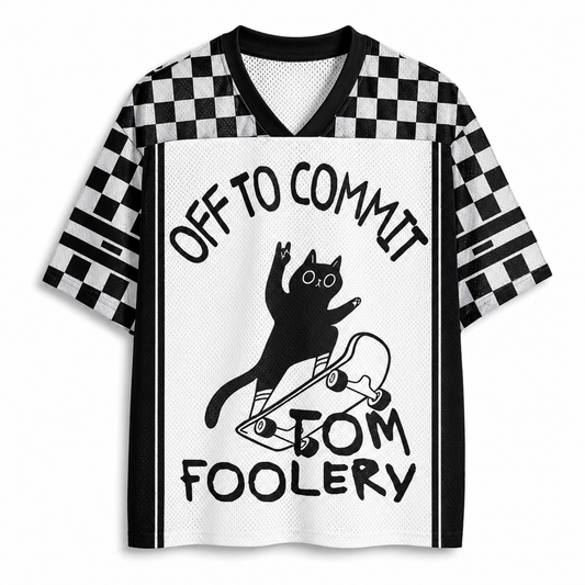 ChaoticClub Skater Cat Toomfoolery Mesh Jersey