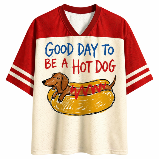 ChaoticClub Good Day To Be A Hot Dog Mesh Jersey
