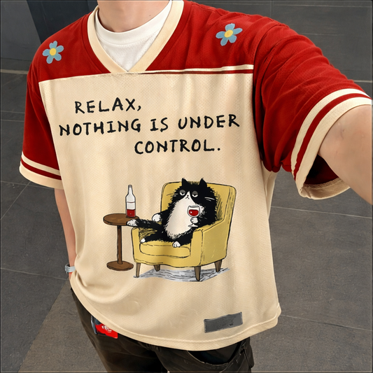 ChaoticClub Relax Nothing Is Under Control Mesh Jersey