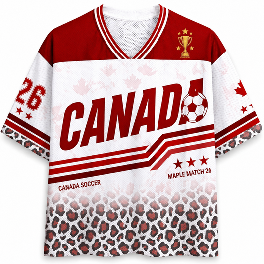 ChaoticClub Maple Canada World Mesh Jersey - Back View Design