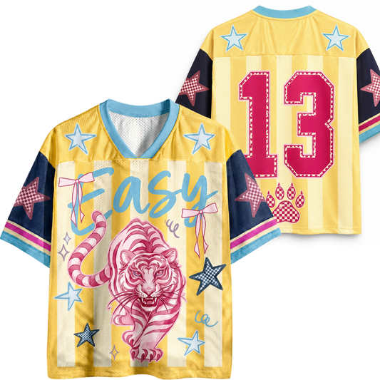 ChaoticClub Striped Easy Tiger Mesh Jersey