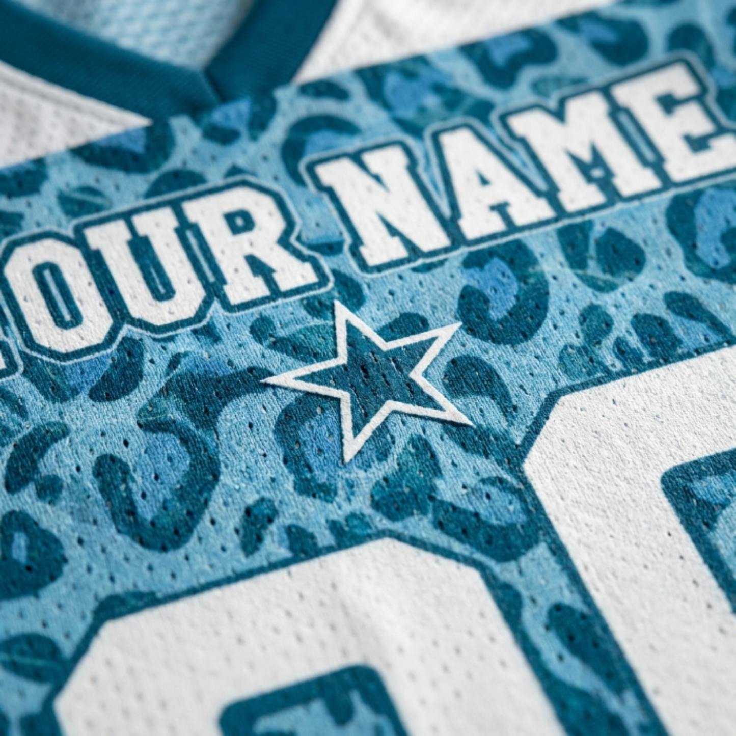 ChaoticClub Leopard Name&Number Personalized Mesh Jersey - Personalized