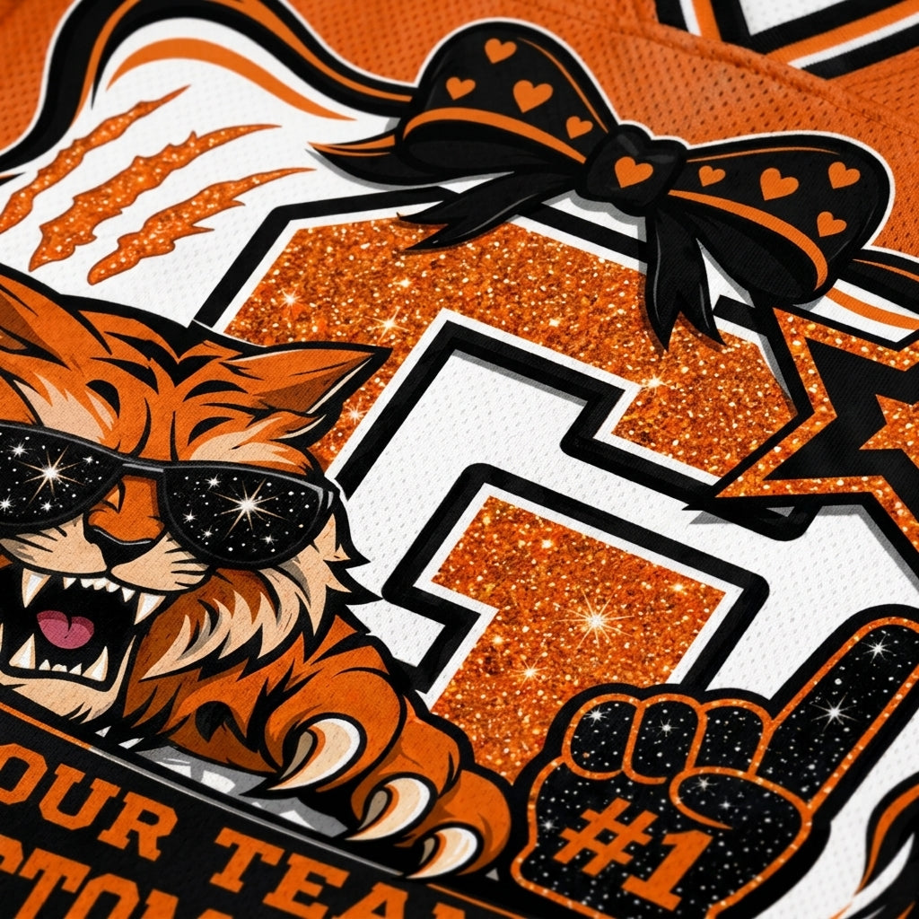 Chaotic Club Personalized School Spirit Mascot Mesh Jersey