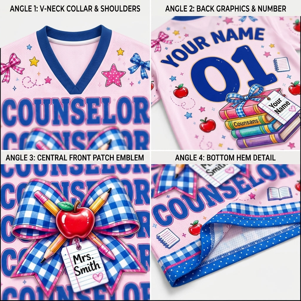 ChaoticClub PRINCIPAL, LIBRARIAN, SPED, COUNCILOR, PARA, TEACHER Mesh Jersey