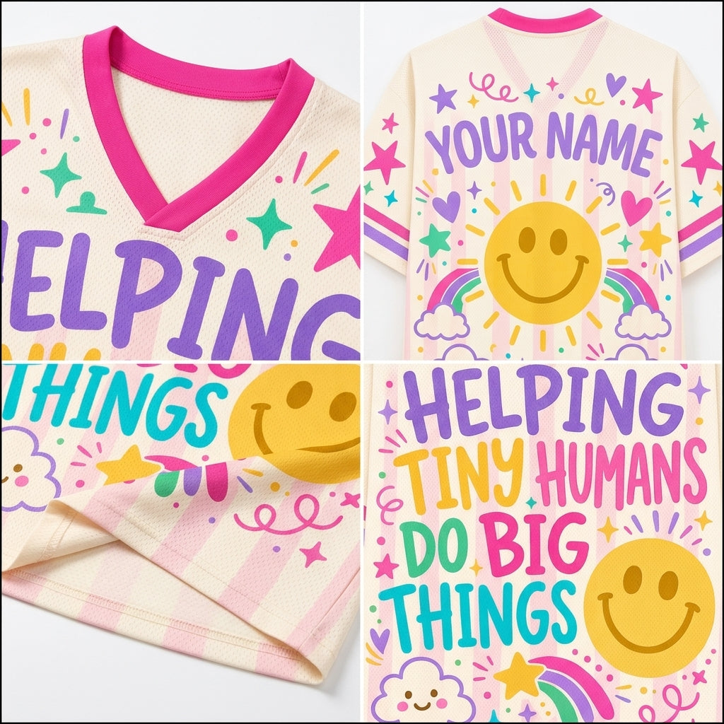 Chaotic Club Helping Tiny Humans Do Big Things Mesh Jersey