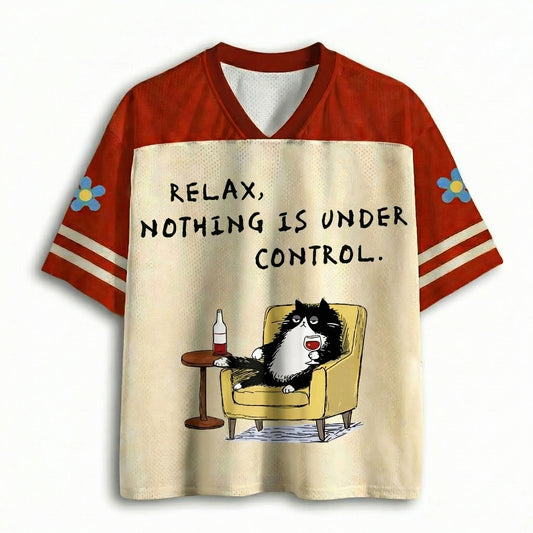 ChaoticClub Relax Nothing Is Under Control Mesh Jersey