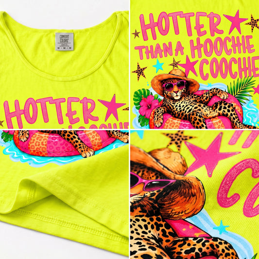 ChaoticClub Hoochie Coochie Summer Leopard Tank Top