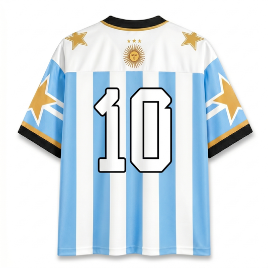 ChaoticClub Off To Commit Tomfoolery Argentina Mesh Jersey