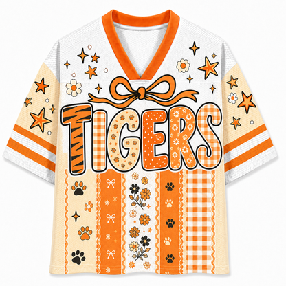Chaotic Club Retro Floral Mascot Vintage Wildflower Mesh Jersey