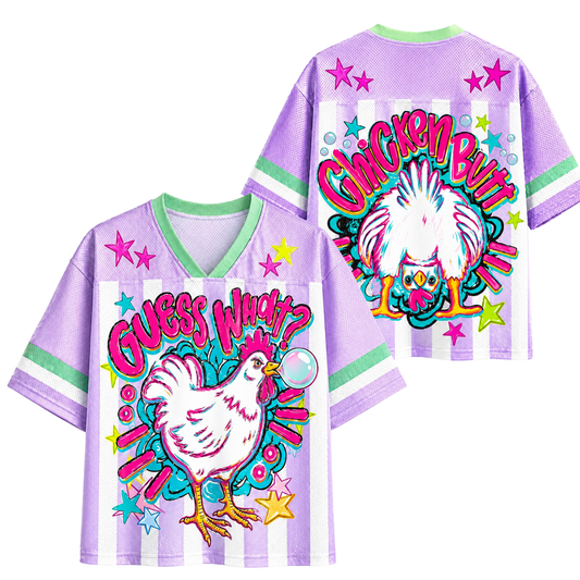 ChaoticClub Guess What Chicken Butt Bubblegum Mesh Jersey