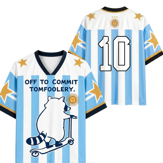 ChaoticClub Off To Commit Tomfoolery Argentina Mesh Jersey