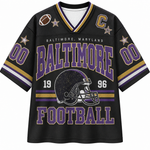 Chaotic Club Retro Mascot Game Day Football Mesh Jersey