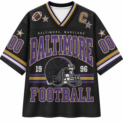 Chaotic Club Retro Mascot Game Day Football Mesh Jersey