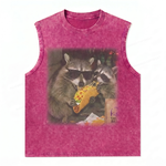 ChaoticClub Raccoon Eating Taco Wash Tanktop