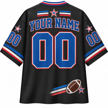 Chaotic Club Retro Mascot Game Day Football Mesh Jersey
