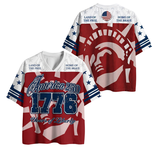 ChaoticClub 250th USA America 1776 Liberty Mesh Jersey