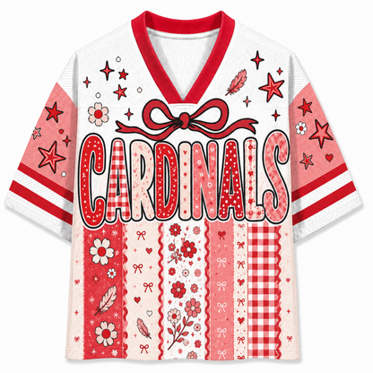 Chaotic Club Retro Floral Mascot Vintage Wildflower Mesh Jersey