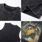 ChaoticClub Raccoon Eating Taco Wash Tanktop
