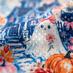 ChaoticClub Brushstroke Halloween Haunted House Mesh Jersey