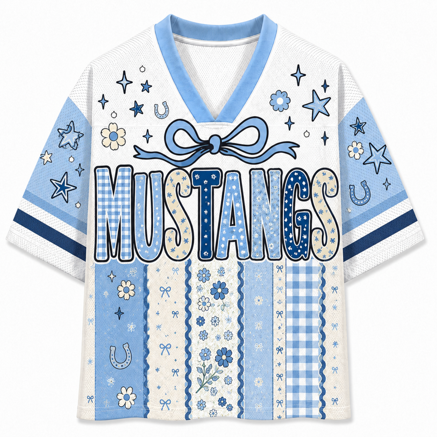 Chaotic Club Retro Floral Mascot Vintage Wildflower Mesh Jersey