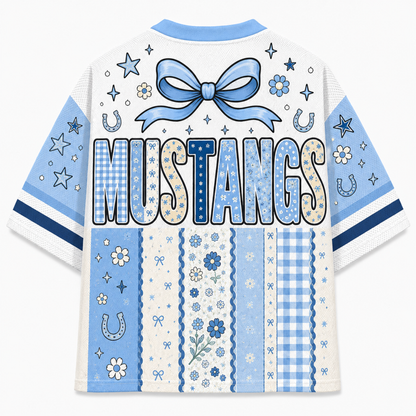 Chaotic Club Retro Floral Mascot Vintage Wildflower Mesh Jersey