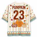 ChaoticClub Striped Fall Take Me To The Pumpkin Patch Mesh Jersey