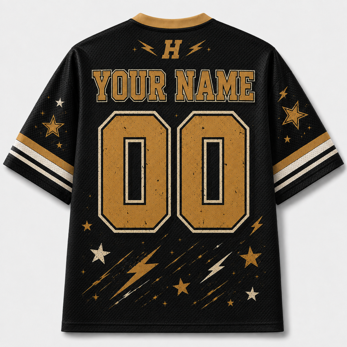 Chaotic Club Retro Mascot Lightning Game Day Mesh Jersey