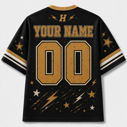 Chaotic Club Retro Mascot Lightning Game Day Mesh Jersey