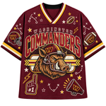 Chaotic Club Mascot Football Doodles Game Day Mesh Jersey