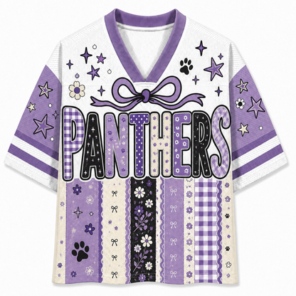 Chaotic Club Retro Floral Mascot Vintage Wildflower Mesh Jersey