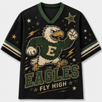 Chaotic Club Retro Mascot Lightning Game Day Mesh Jersey