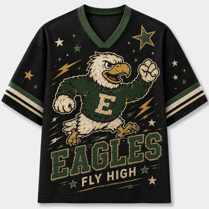Chaotic Club Retro Mascot Lightning Game Day Mesh Jersey