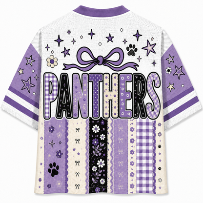 Chaotic Club Retro Floral Mascot Vintage Wildflower Mesh Jersey