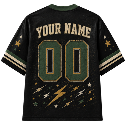 Chaotic Club Retro Mascot Lightning Game Day Mesh Jersey