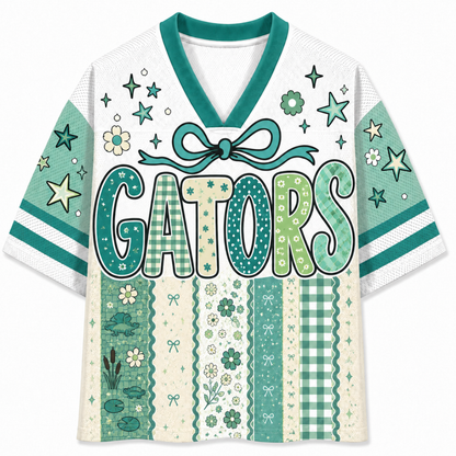 Chaotic Club Retro Floral Mascot Vintage Wildflower Mesh Jersey