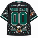 Chaotic Club Mascot Football Doodles Game Day Mesh Jersey