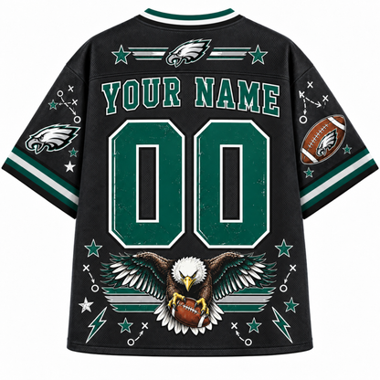 Chaotic Club Mascot Football Doodles Game Day Mesh Jersey
