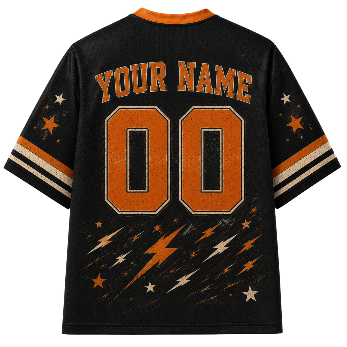 Chaotic Club Retro Mascot Lightning Game Day Mesh Jersey