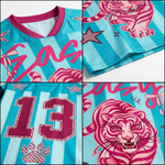ChaoticClub Striped Easy Tiger Mesh Jersey